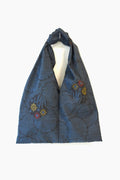 ［大島・小花］kimono musubi bag