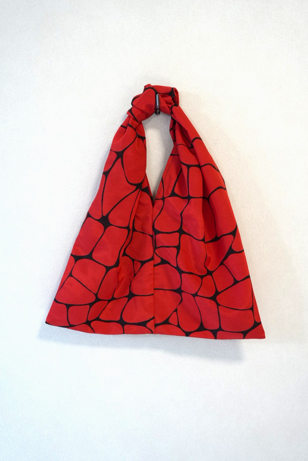 ［赤・石垣］kimono musubi bag