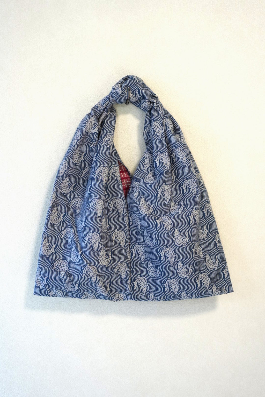 [Navy/Ivy] kimono musubi bag