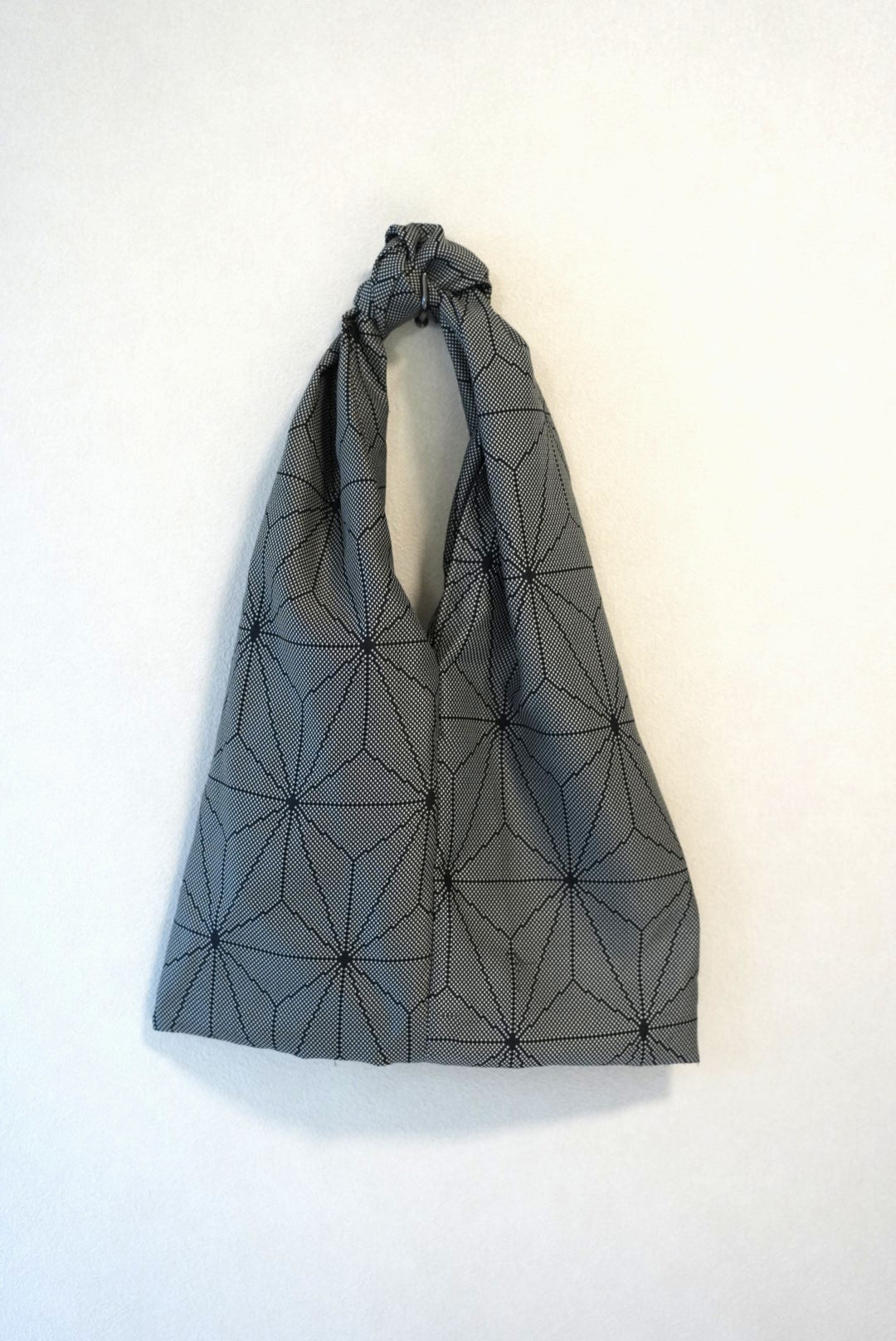 ［大島・麻の葉］kimono musubi bag